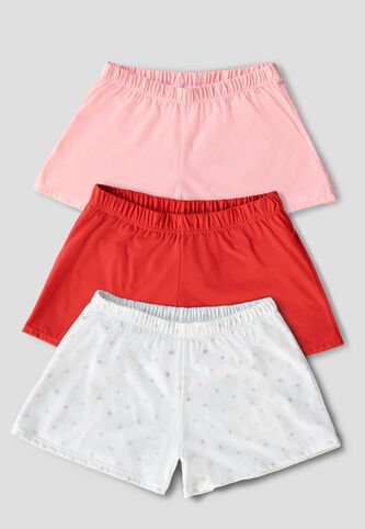 Short Paq X3 Mujer Multicolor Fi 106635 Formas Intimas