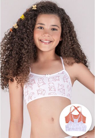 Top Paq X2 Infantil Palo De Rosa FI 10005353 Formas Intimas