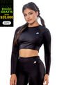 Crop Top Mujer Negro FI 86997 de Formas Intimas