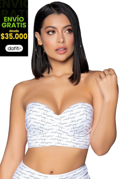 Bustier Mujer Blanco FI 32777