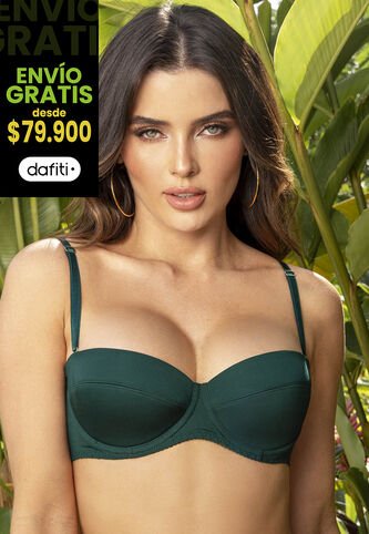 Brasier Mujer Verde Botella FI 83934 Formas Intimas