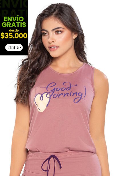 Camisa Pijama Mujer Rosa FI 96861