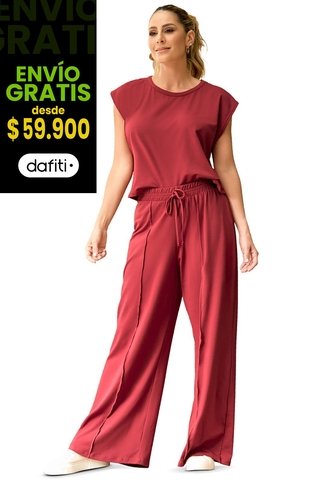 Conjunto Mujer Rojo FI 8574 Formas Intimas