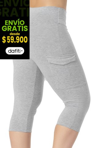 Capri Mujer Gris FI 5004 Formas Intimas