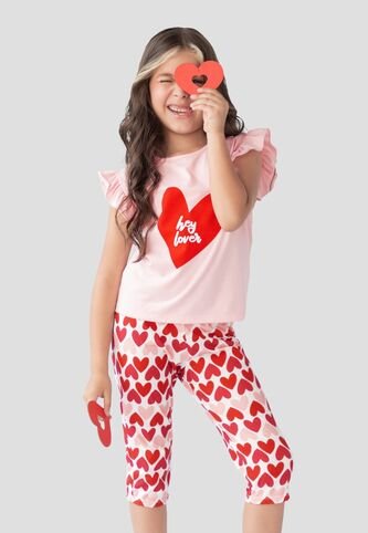 Pijama Infantil Femenino Multicolor Fi 106735 Formas Intimas