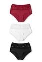 Cachetero Paq X3 Multicolor FI 101856 de Formas Intimas