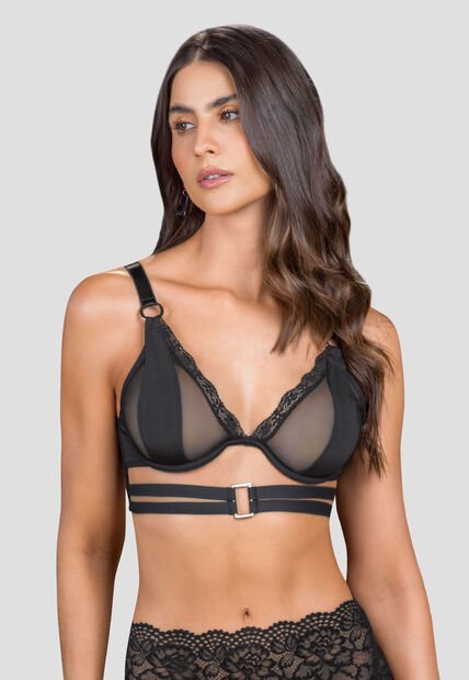 Brasier Mujer Negro Fi 105515
