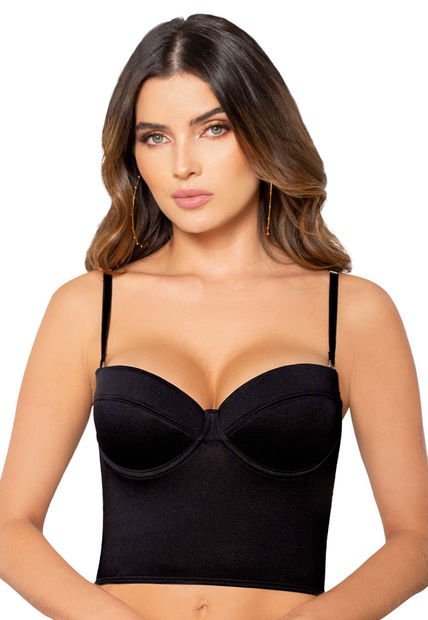 Corset Mujer Negro Fi 87700