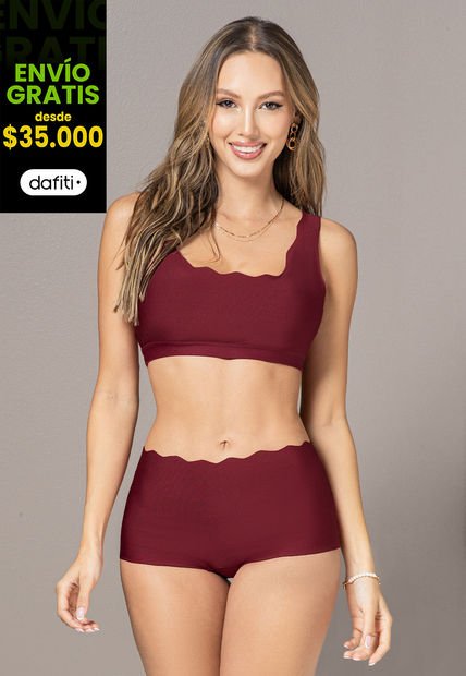 Conjunto Mujer Rojo FI 3601