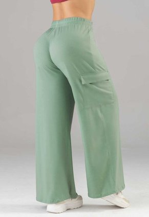 Pantalón Sudadera Mujer Verde FI 8618