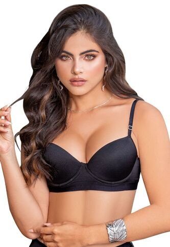 Brasier Mujer Negro FI 83255 Formas Intimas