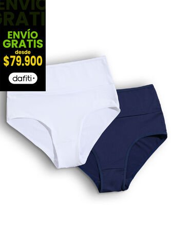 Cachetero Paq X2 Mujer Multicolor FI 1619 Formas Intimas