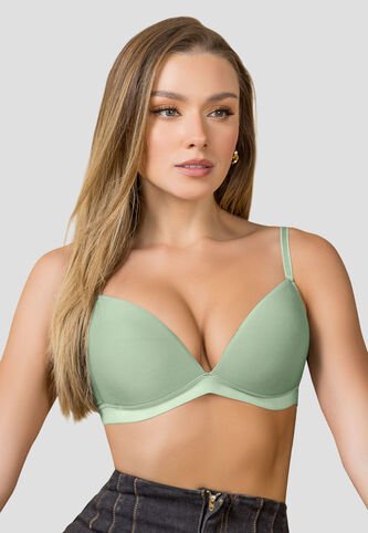 Brasier Mujer Verde Matcha Fi 77787 Formas Intimas