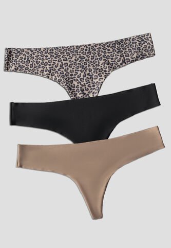 Brasilera Paq X3 Mujer Multicolor Fi 103892 Formas Intimas