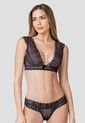 Bralette Mujer Negro FI 100828 de Formas Intimas