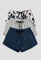 Short Paq X3 Mujer Multicolor Fi 112360 de Formas Intimas