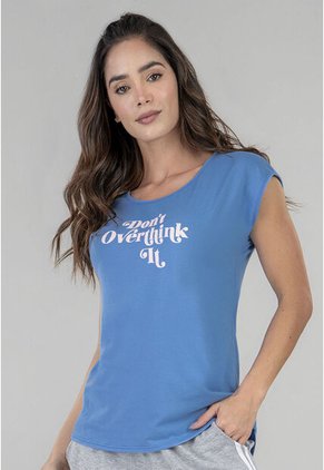 Camiseta Mujer Mora Azul FI 92714