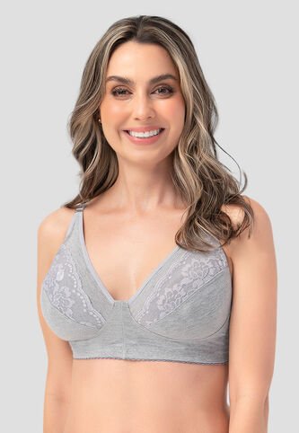 Brasier Mujer Gris Jaspe Fi 96568 Formas Intimas