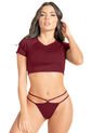 Conjunto Mujer Rojo Fi 6545 de Formas Intimas