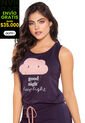 Camisa Pijama Mujer Morado FI 96862 de Formas Intimas