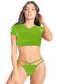 Conjunto Mujer Verde Fi 6545 de Formas Intimas