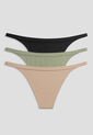 Brasilera Paq X3 Mujer Multicolor Fi 102349 de Formas Intimas
