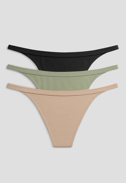Brasilera Paq X3 Mujer Multicolor Fi 102349