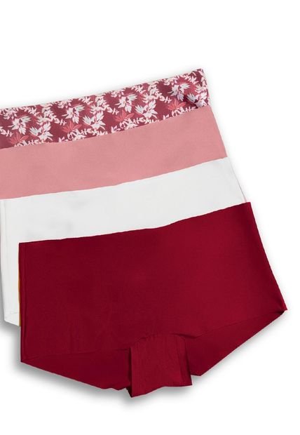 Cachetero Paq X4 Mujer Multicolor Fi 96143