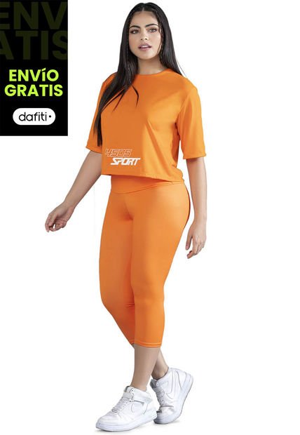 Conjunto Mujer Naranja FI 9598