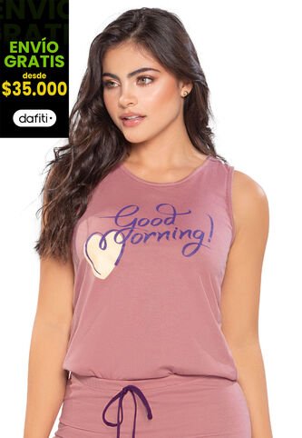 Camisa Pijama Mujer Rosa FI 96861 Formas Intimas