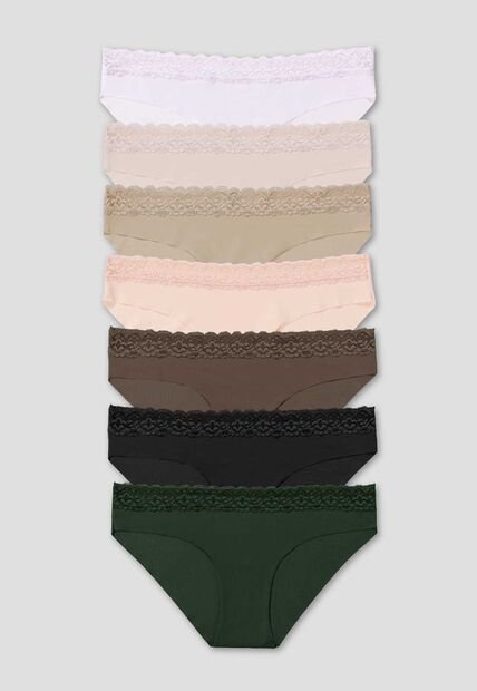 Cachetero Paq X7 Mujer Multicolor Fi 114763