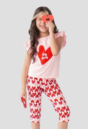 Pijama Infantil Femenino Multicolor Fi 106735