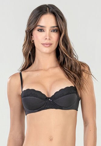 Brasier Mujer Negro FI 96779 Formas Intimas