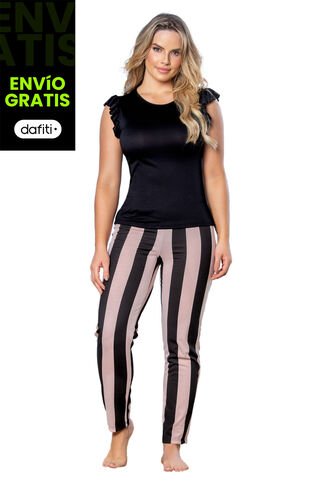 Multiusos Mujer Negro-Beige FI 89324 Formas Intimas