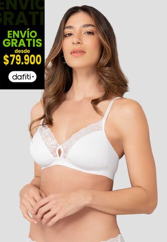 Brasier Mujer Blanco FI 101526 Formas Intimas