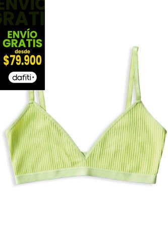 Top Mujer Verde Limón FI 1628 Formas Intimas