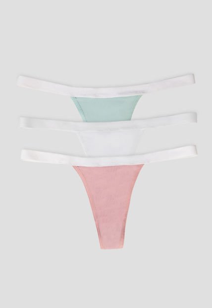 Brasilera Paq X3 Mujer Multicolor Fi 89309