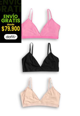 Top Paq X3 Multicolor2 FI 96396 Formas Intimas