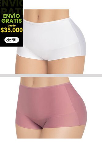 Cachetero Paq X2 Mujer Multicolor FI 76630 Formas Intimas