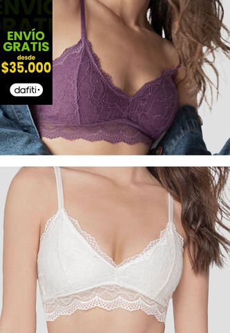 Top Paq X2 Mujer Multicolor Fi 4198 Formas Intimas