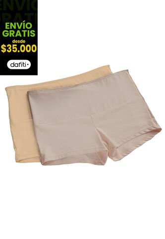 Short Paq X2 Mujer Nude FI 76638 Formas Intimas