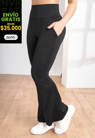 Pantalón Mujer Negro FI 2601 Formas Intimas