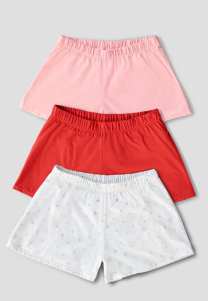 Short Paq X3 Mujer Multicolor Fi 106635