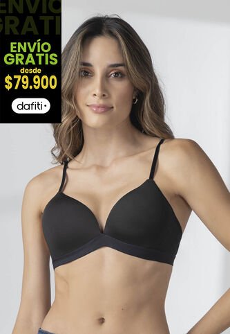 Brasier Mujer Negro FI 77787 Formas Intimas