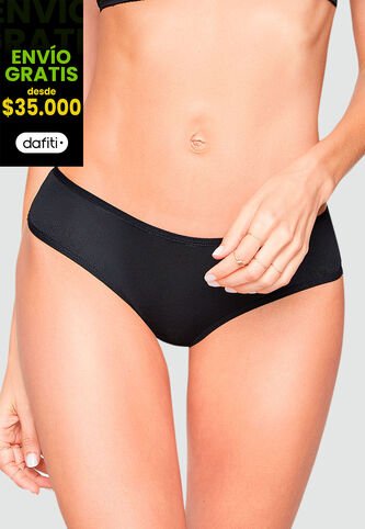 Cachetero Mujer Negro FI 88161 Formas Intimas