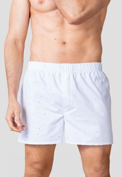 Bóxer Hombre Estampado Azul Bebé  Fi 110761