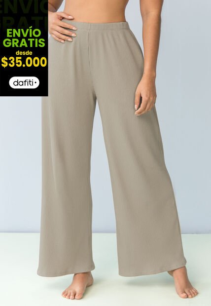 Pantalón Mujer Café Pardo Fi 107877