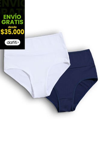 Cachetero Paq X2 Mujer Multicolor FI 1619 Formas Intimas