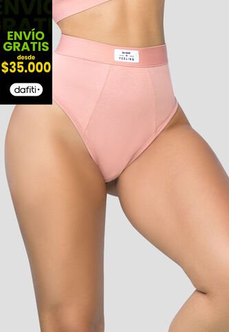 Panty Mujer Rosa Polvo Fi 101531 Formas Intimas