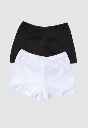 Cachetero Paq X2 Mujer Bicolor Blanco/Negro FI 96216